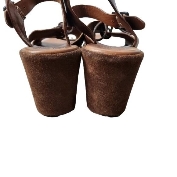 Kork ease platform leather sandals size 10 - Picture 4 of 10